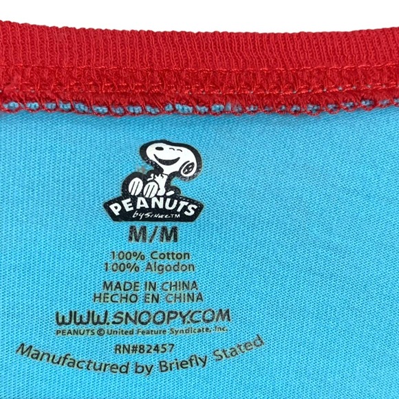 Peanuts Snoopy Christmas Dog House PJ Set Leggings - Picture 4 of 5